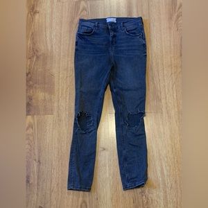 Free People jeans, gray (they look bluer in the pics)